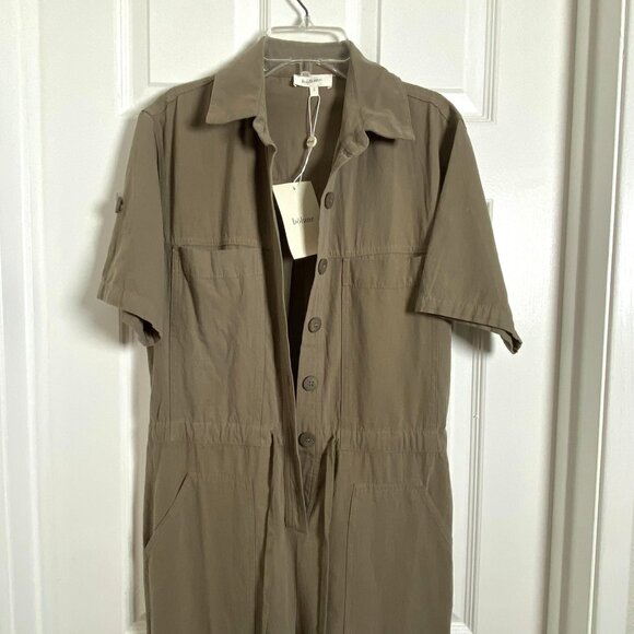 Bohme Celina Olive Jumpsuit Military Utility Cotton Size Small NWT  SB - Picture 11 of 13